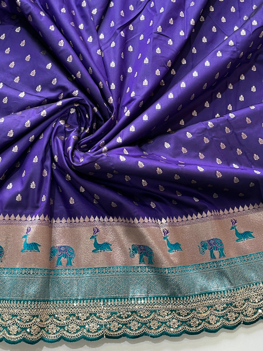 Pure Banarasi Pattu fabric - Anvitha Collections