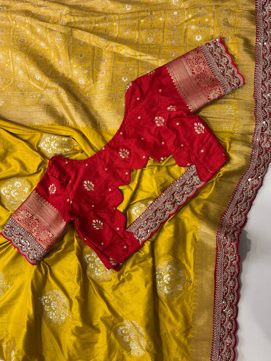 Pure Banarasi Pattu Saree - Anvitha Collections