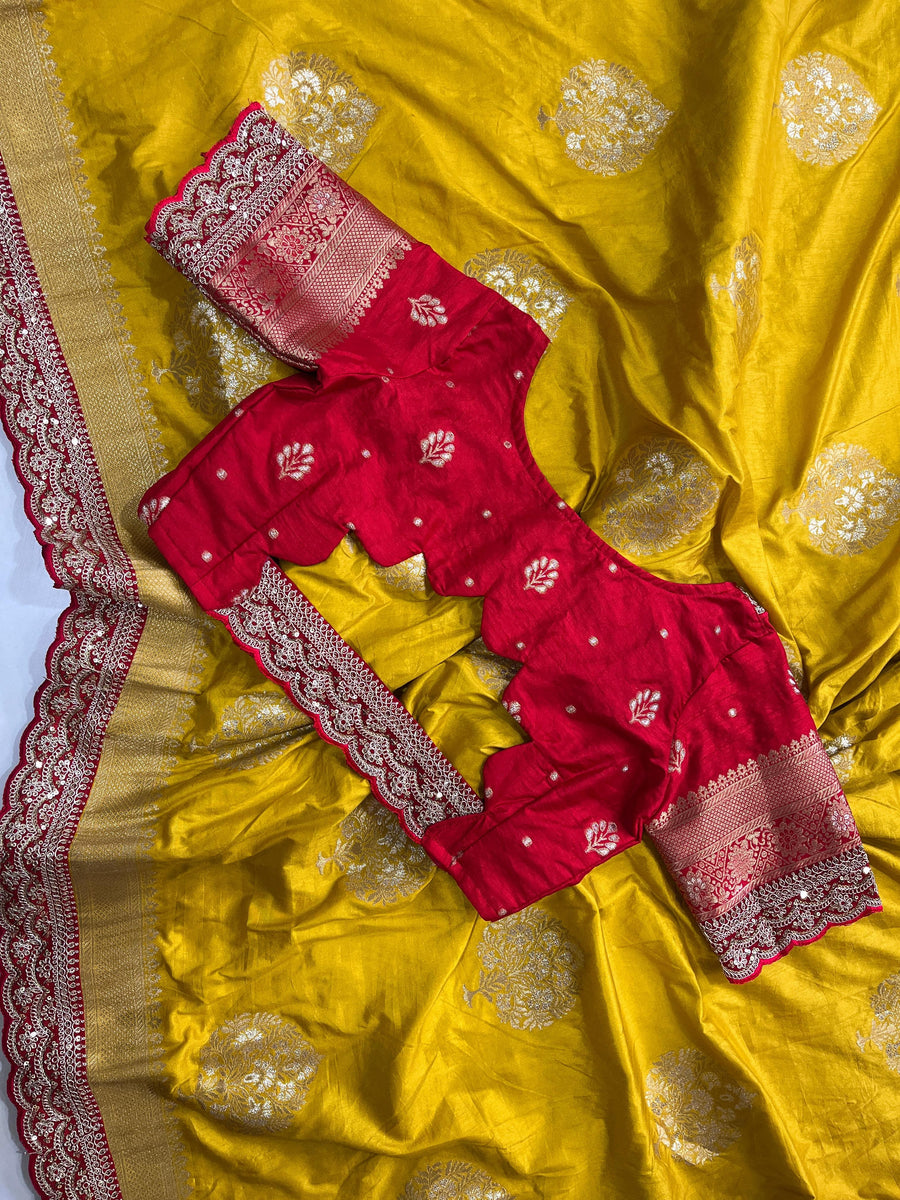 Pure Banarasi Pattu Saree - Anvitha Collections