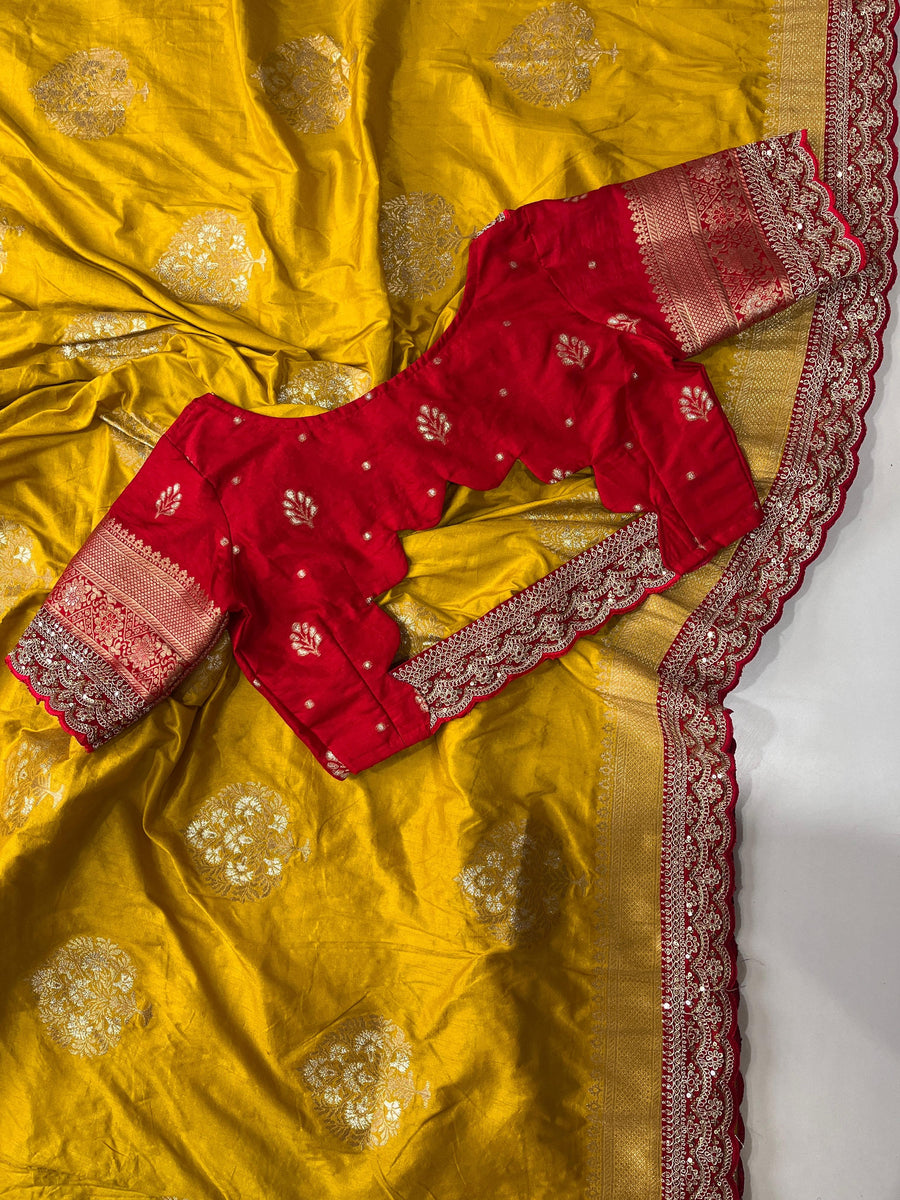 Pure Banarasi Pattu Saree - Anvitha Collections