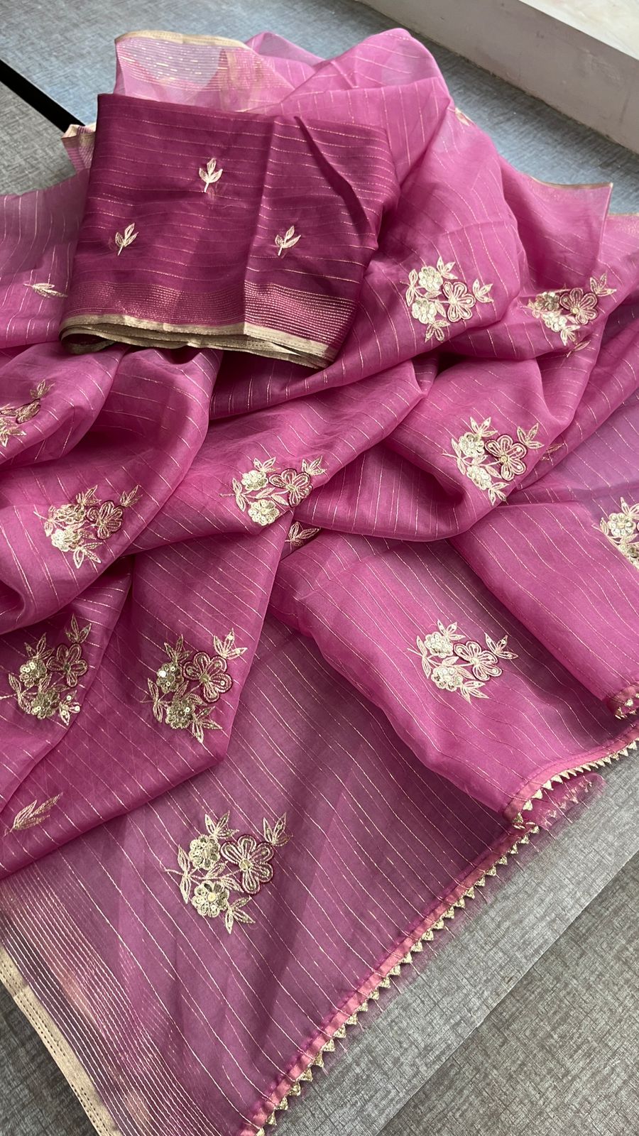 pure organza fabric - Anvitha Collections