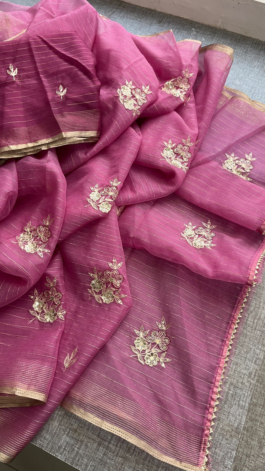 pure organza fabric - Anvitha Collections