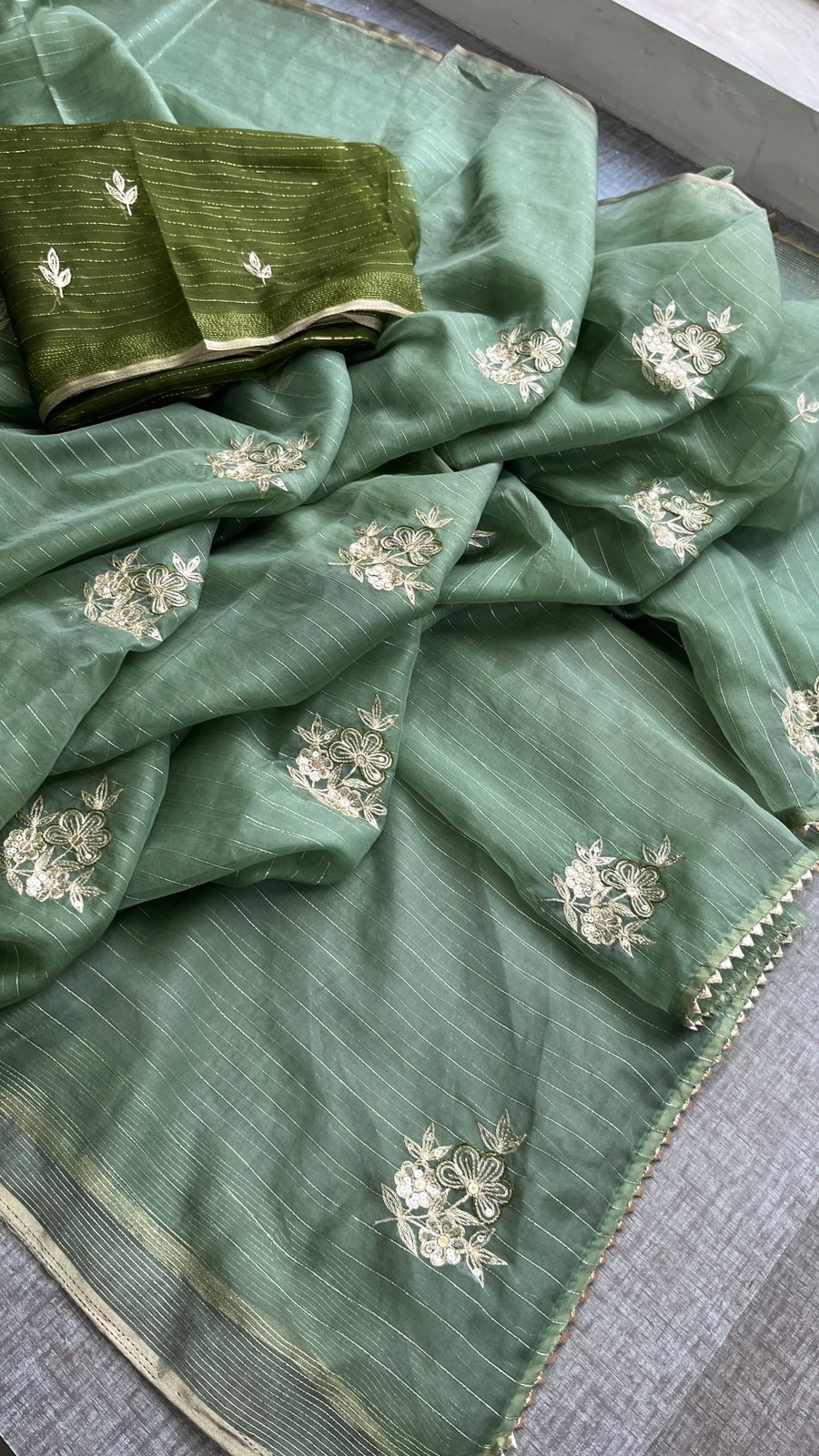 pure organza fabric - Anvitha Collections