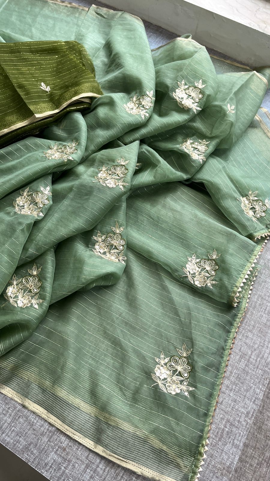 pure organza fabric - Anvitha Collections