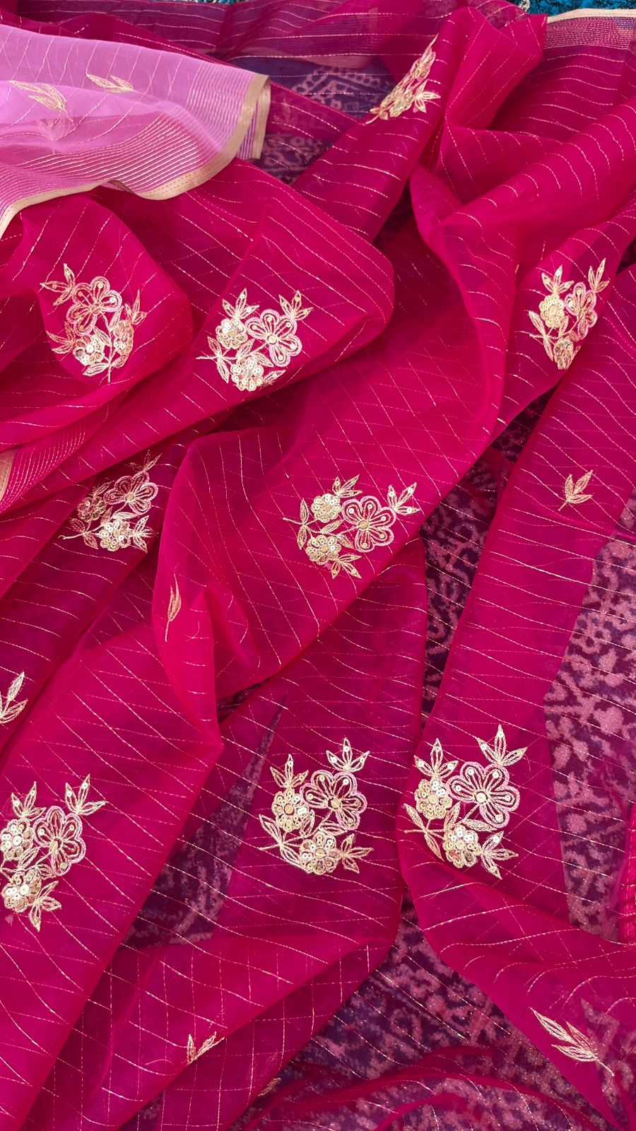 pure organza fabric - Anvitha Collections