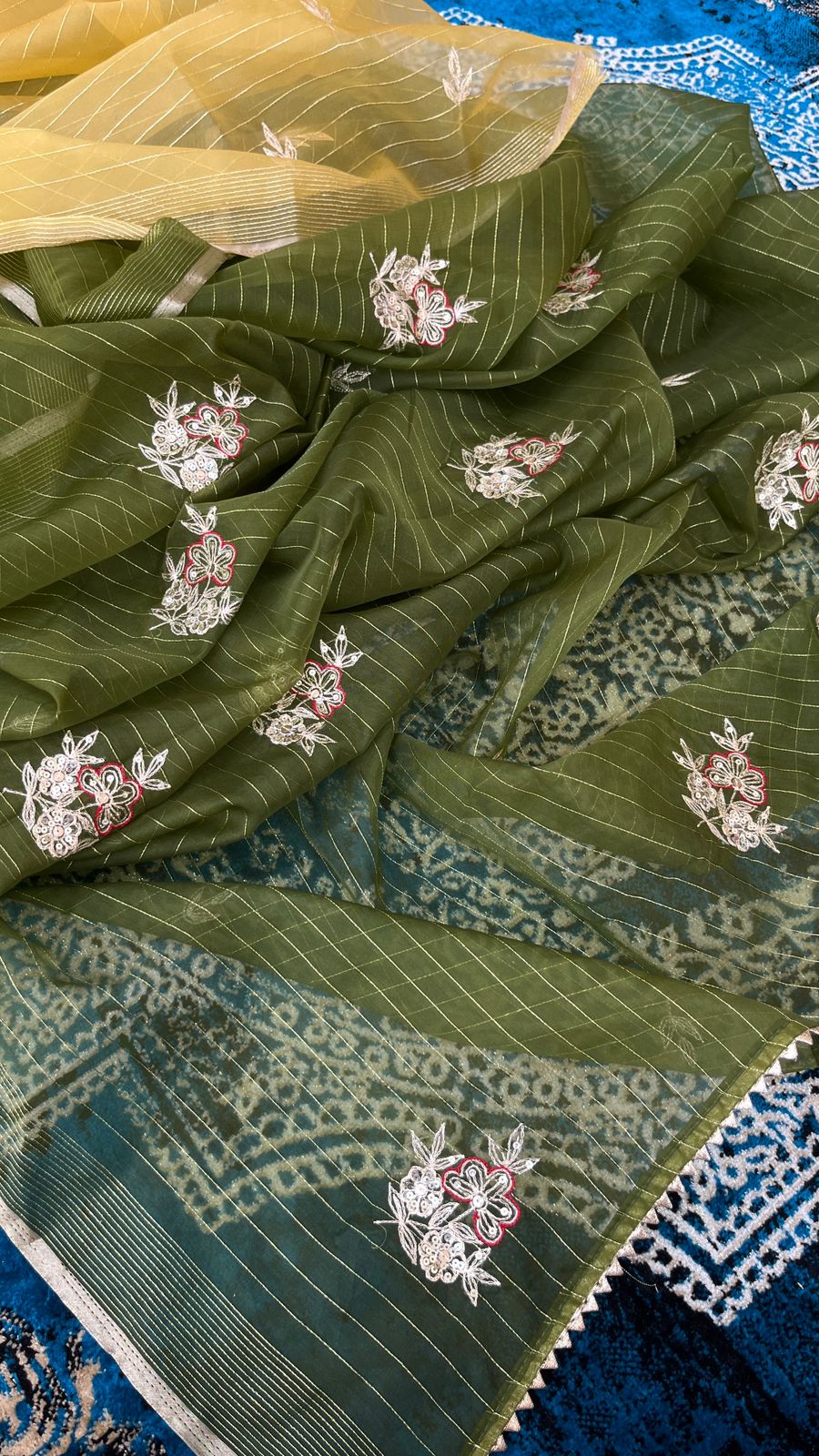pure organza fabric - Anvitha Collections