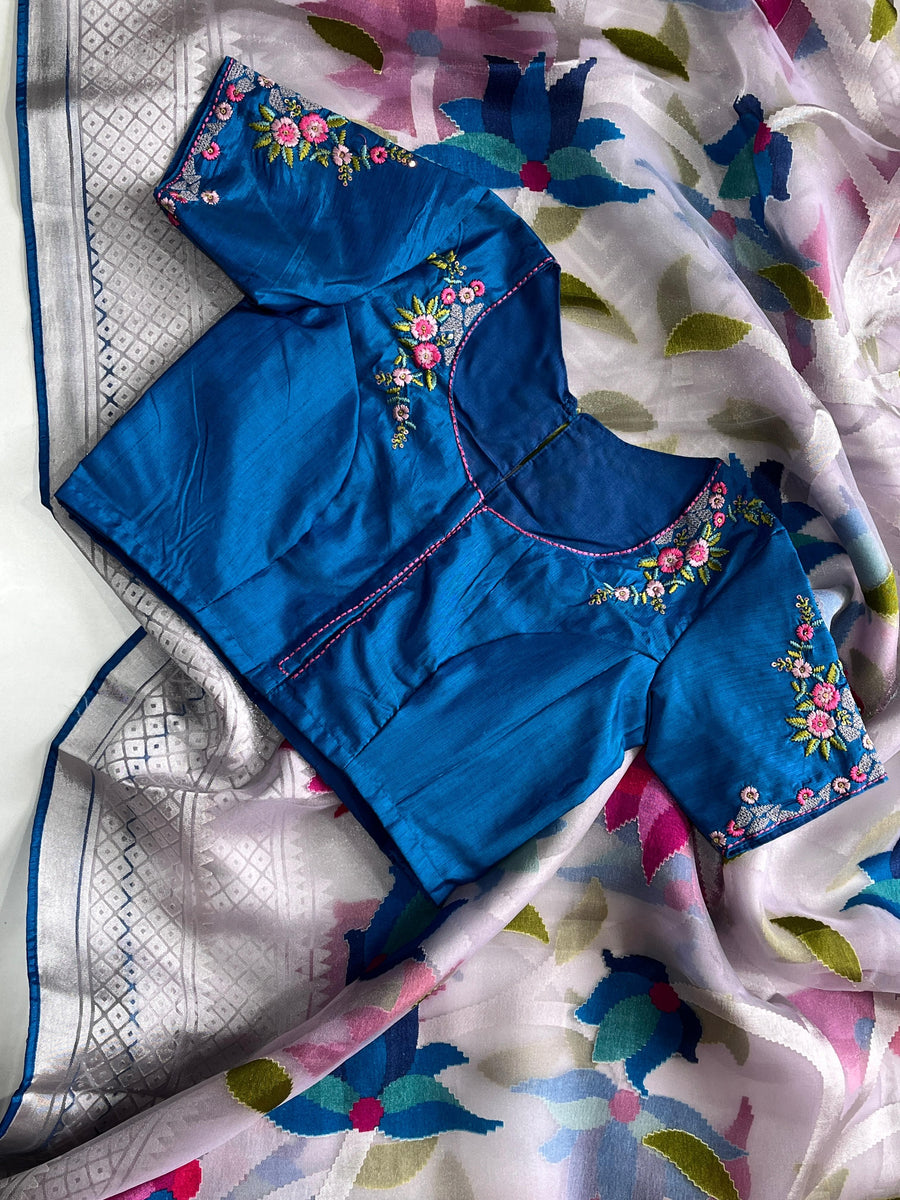 pure organza brasso - Anvitha Collections