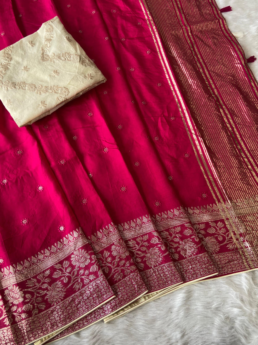 Pure Viscose Russian Dola saree - Anvitha Collections