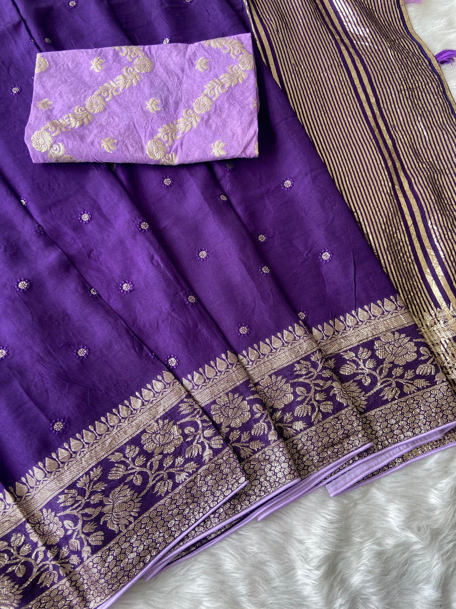 Pure Viscose Russian Dola saree - Anvitha Collections