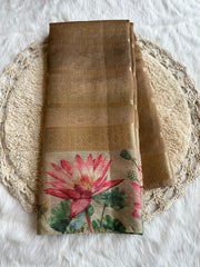 Tissue Crush saree - Anvitha Collections