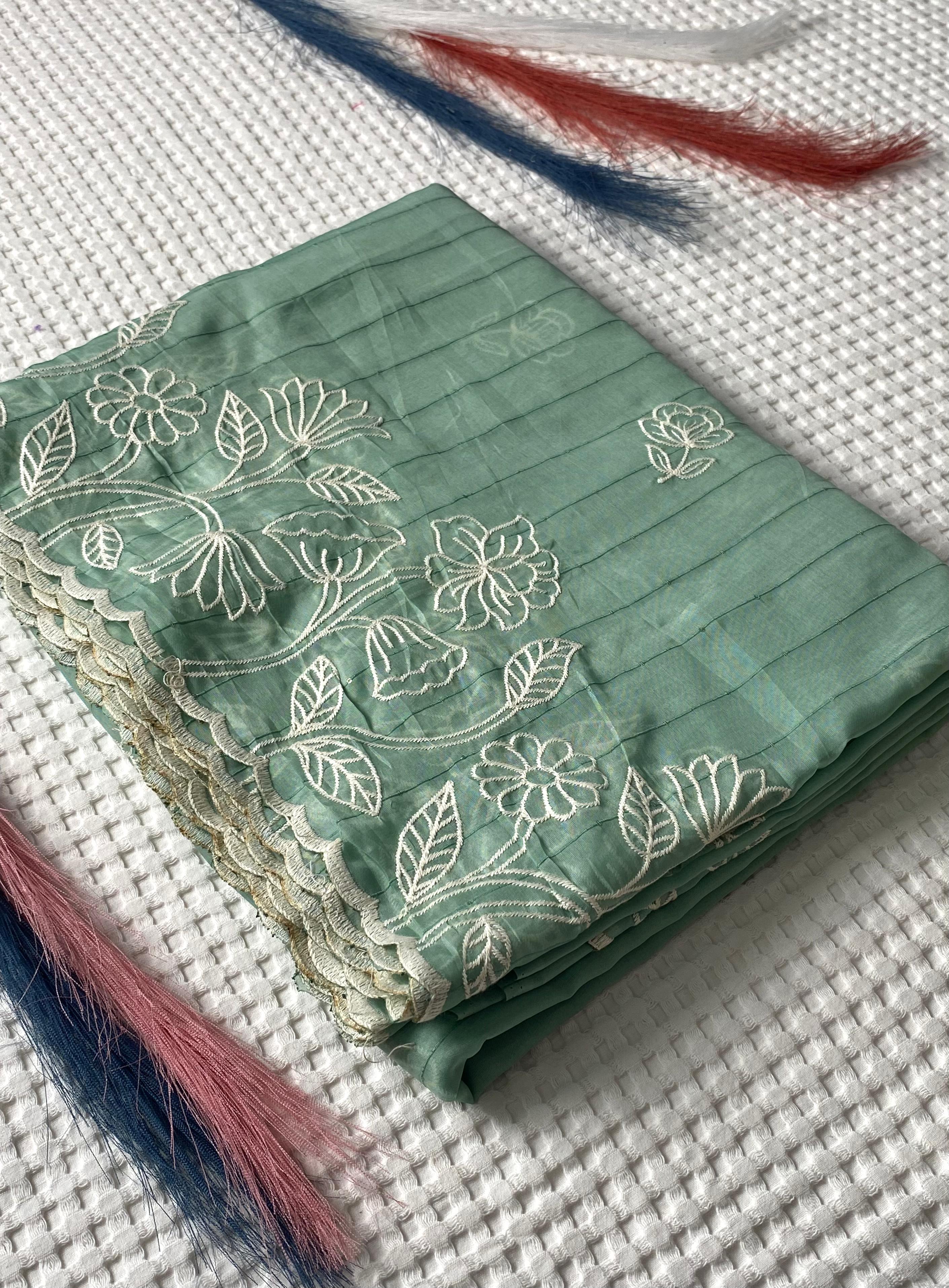 pure tebi touch soft jimichu fabric - Anvitha Collections