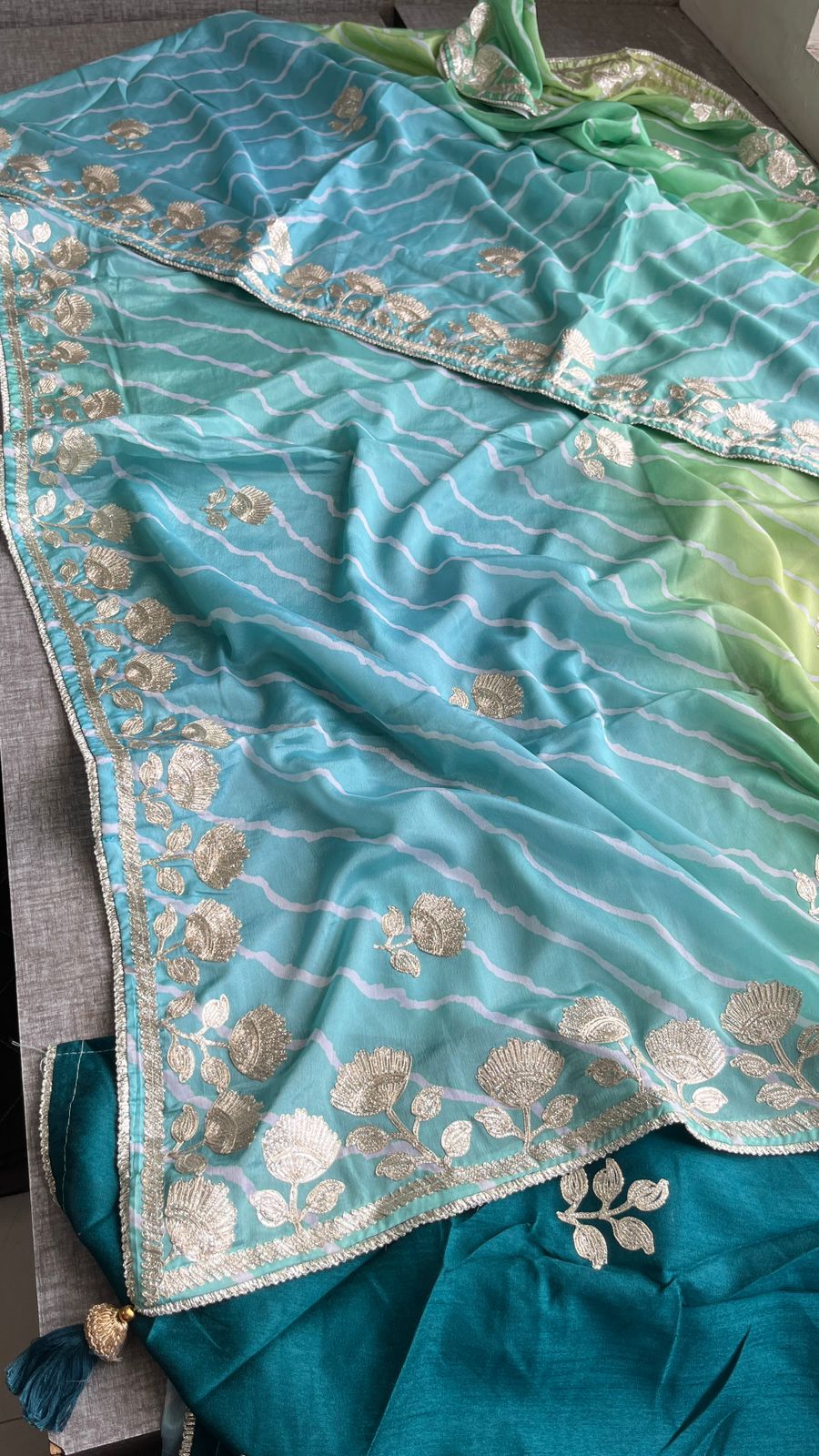 pure chinon crepe - Anvitha Collections