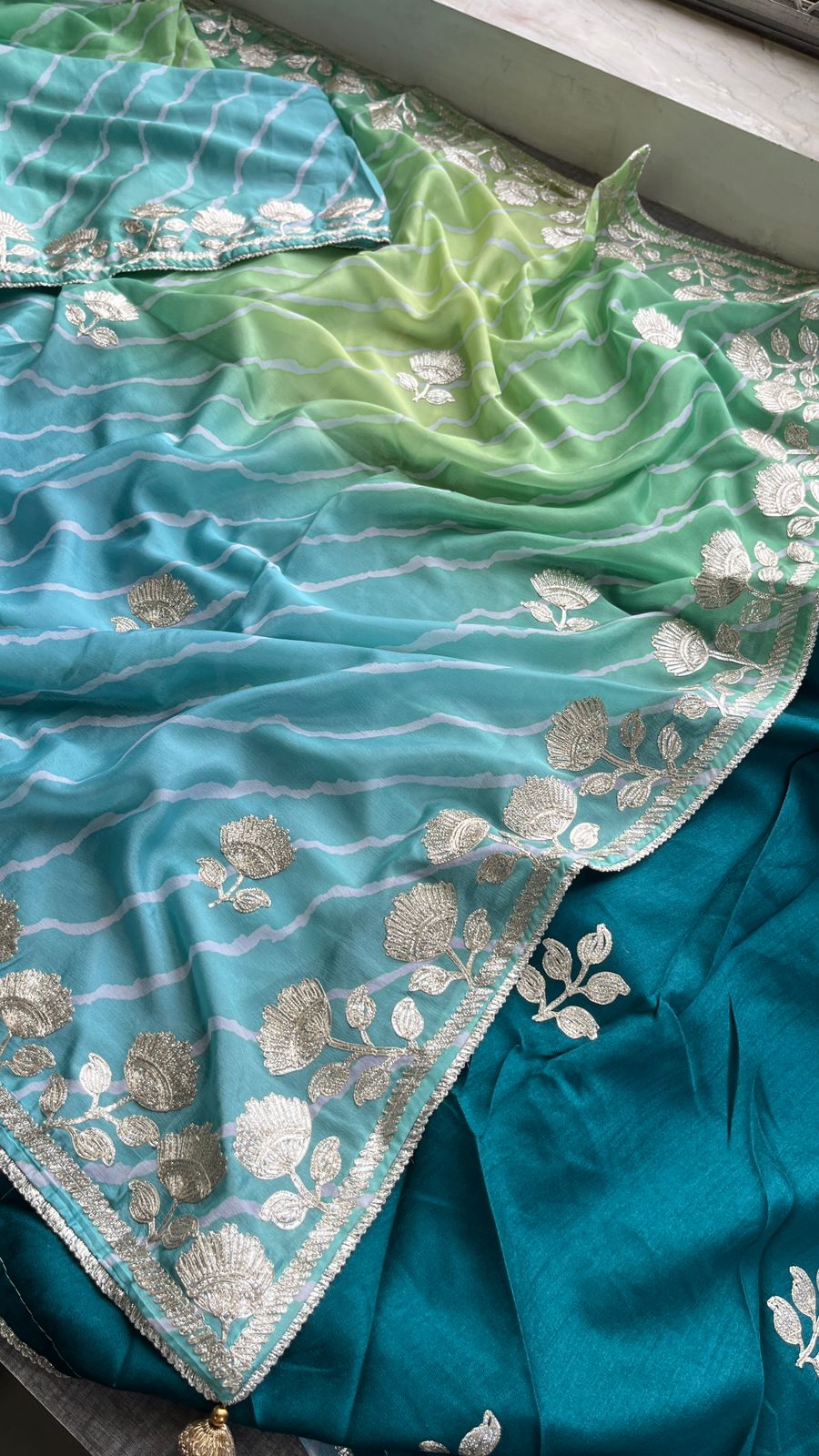 pure chinon crepe - Anvitha Collections