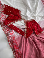 Pure Linen saree - Anvitha Collections