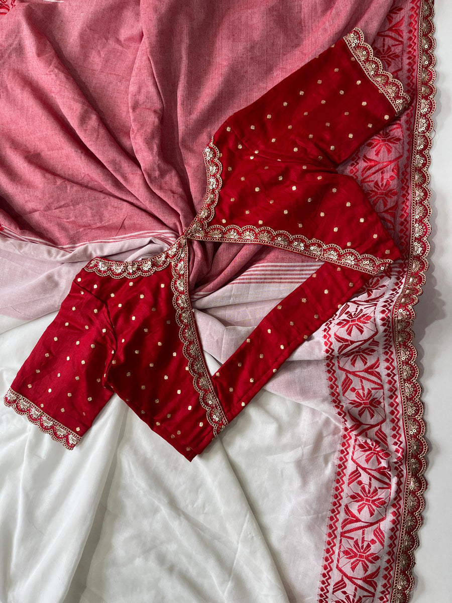 Pure Linen saree - Anvitha Collections