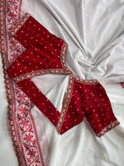 Pure Linen saree - Anvitha Collections