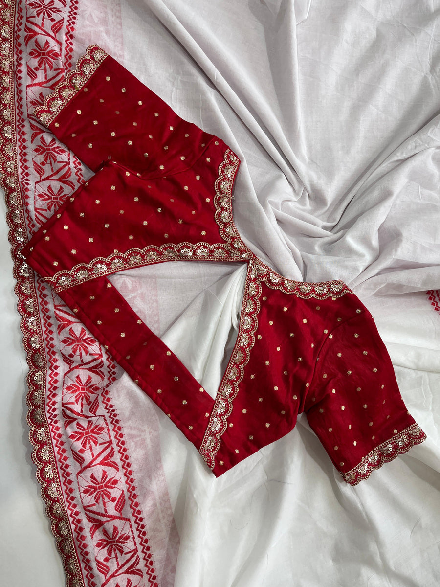 Pure Linen saree - Anvitha Collections