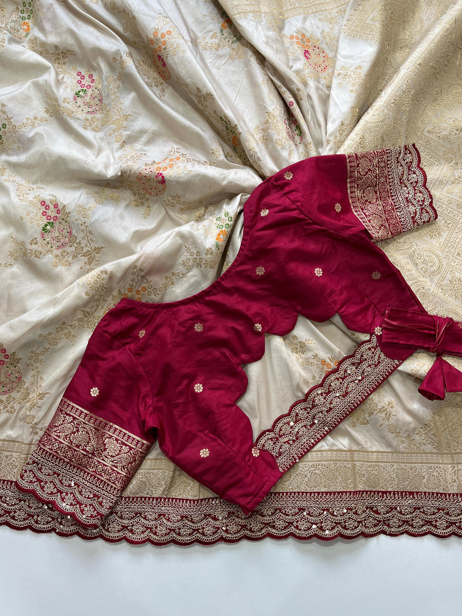Pure Banarasi Pattu Saree - Anvitha Collections