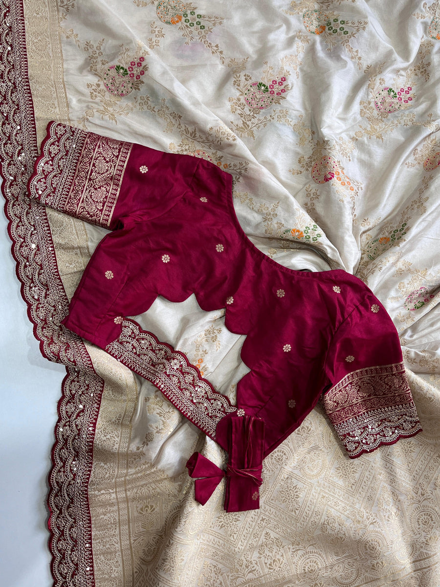 Pure Banarasi Pattu Saree - Anvitha Collections