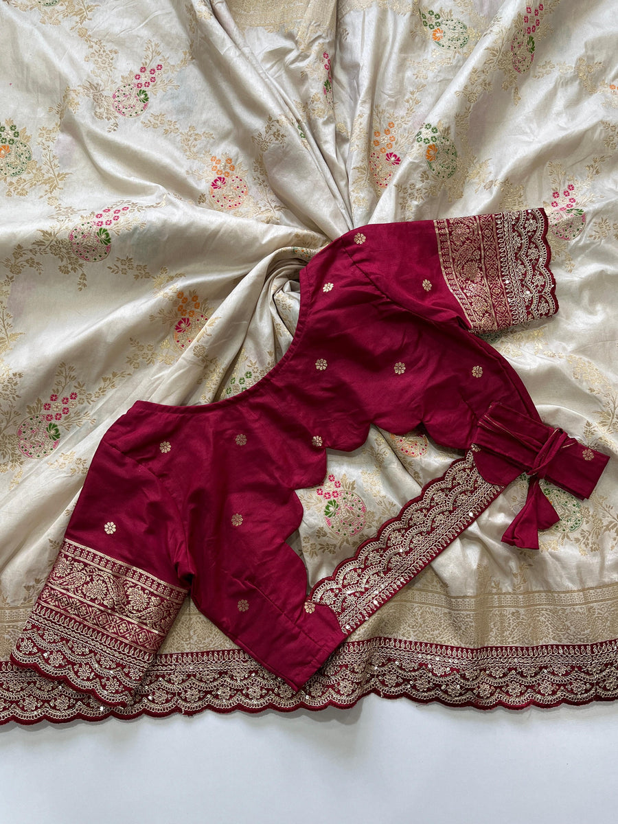 Pure Banarasi Pattu Saree - Anvitha Collections