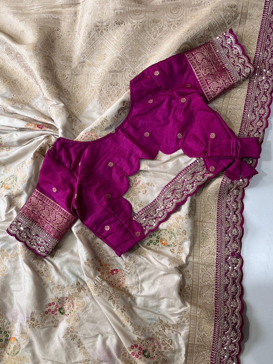 Pure Banarasi Pattu Saree - Anvitha Collections