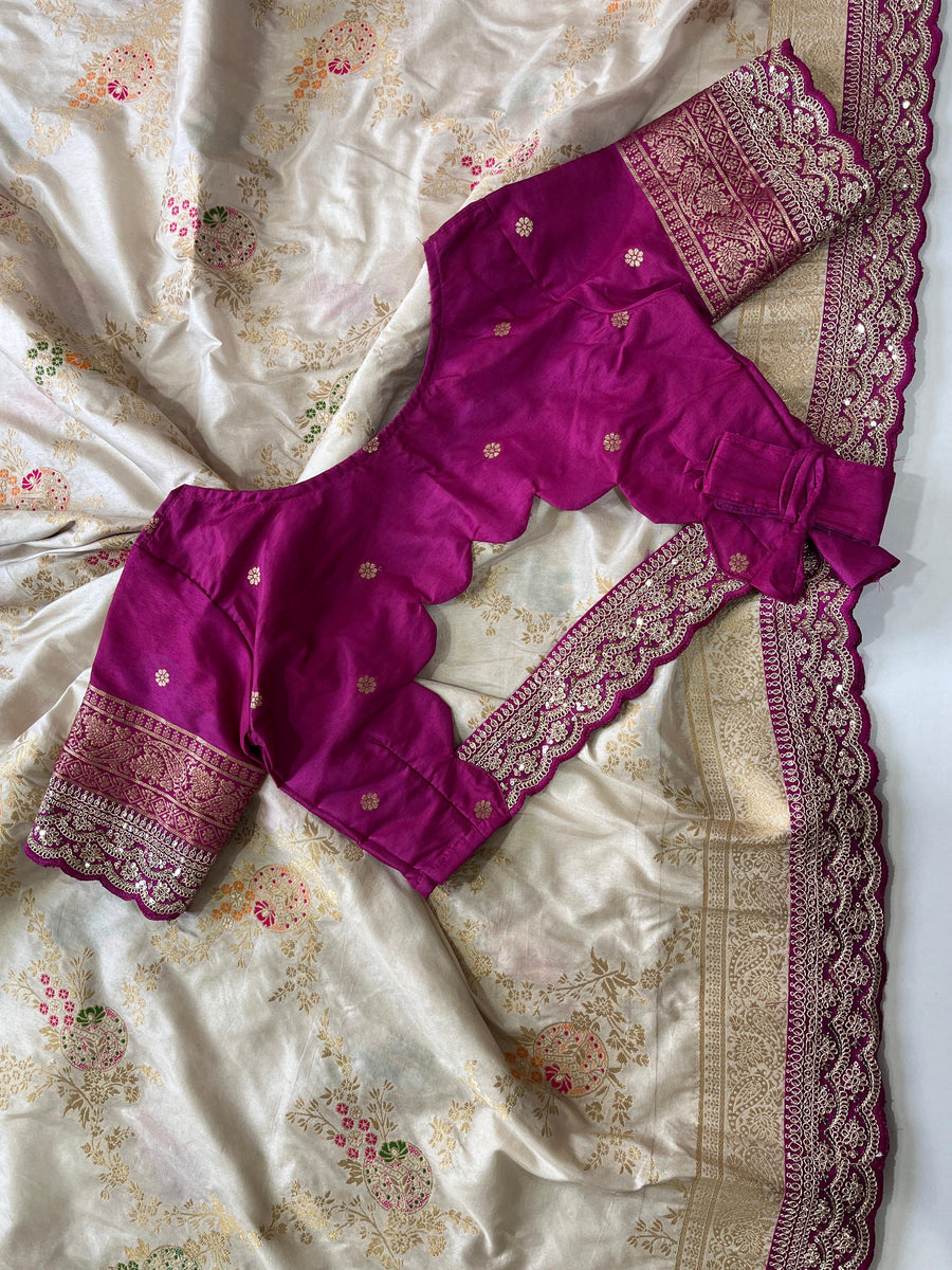 Pure Banarasi Pattu Saree - Anvitha Collections
