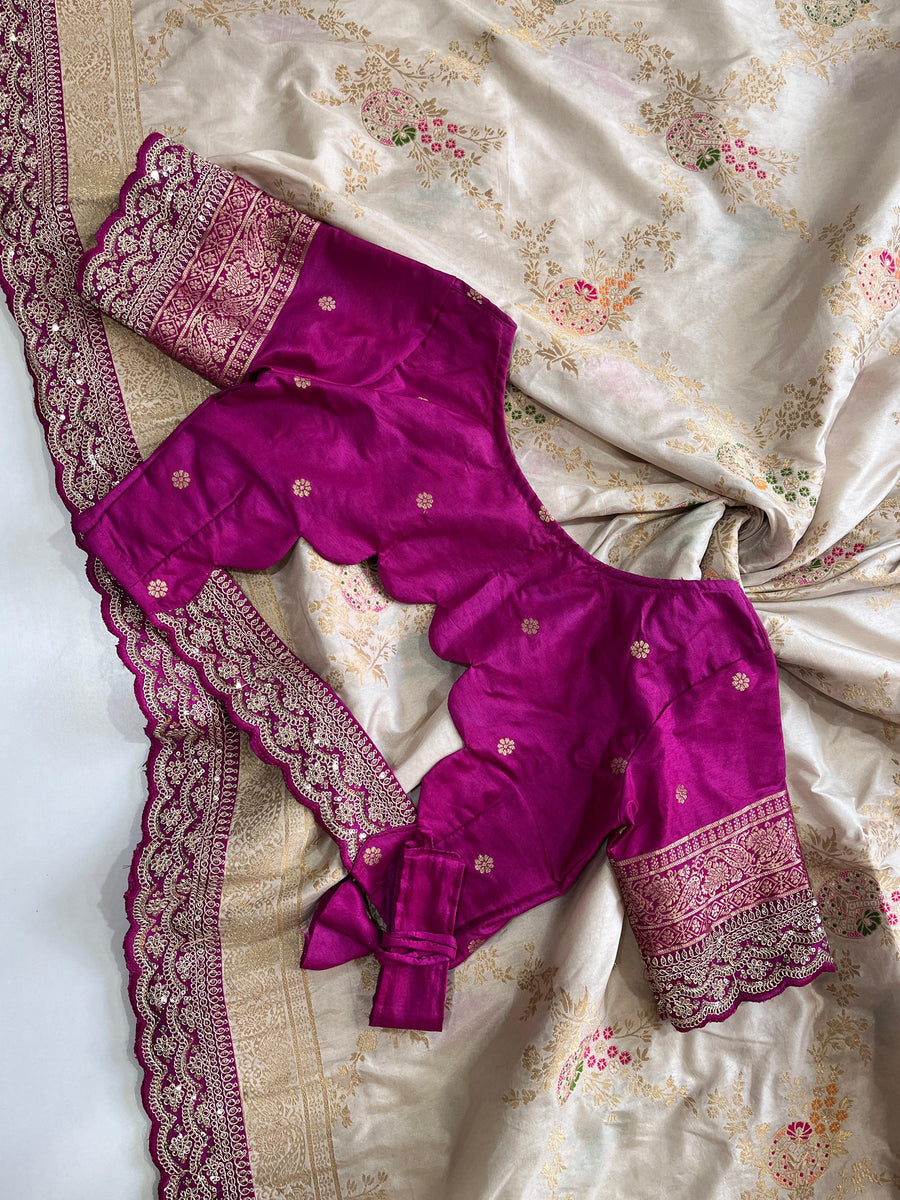 Pure Banarasi Pattu Saree - Anvitha Collections