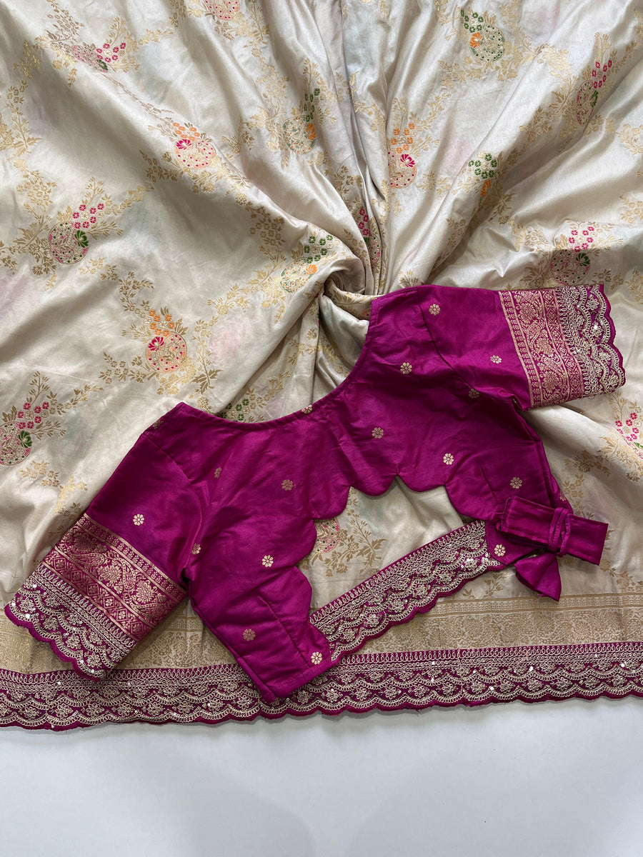 Pure Banarasi Pattu Saree - Anvitha Collections