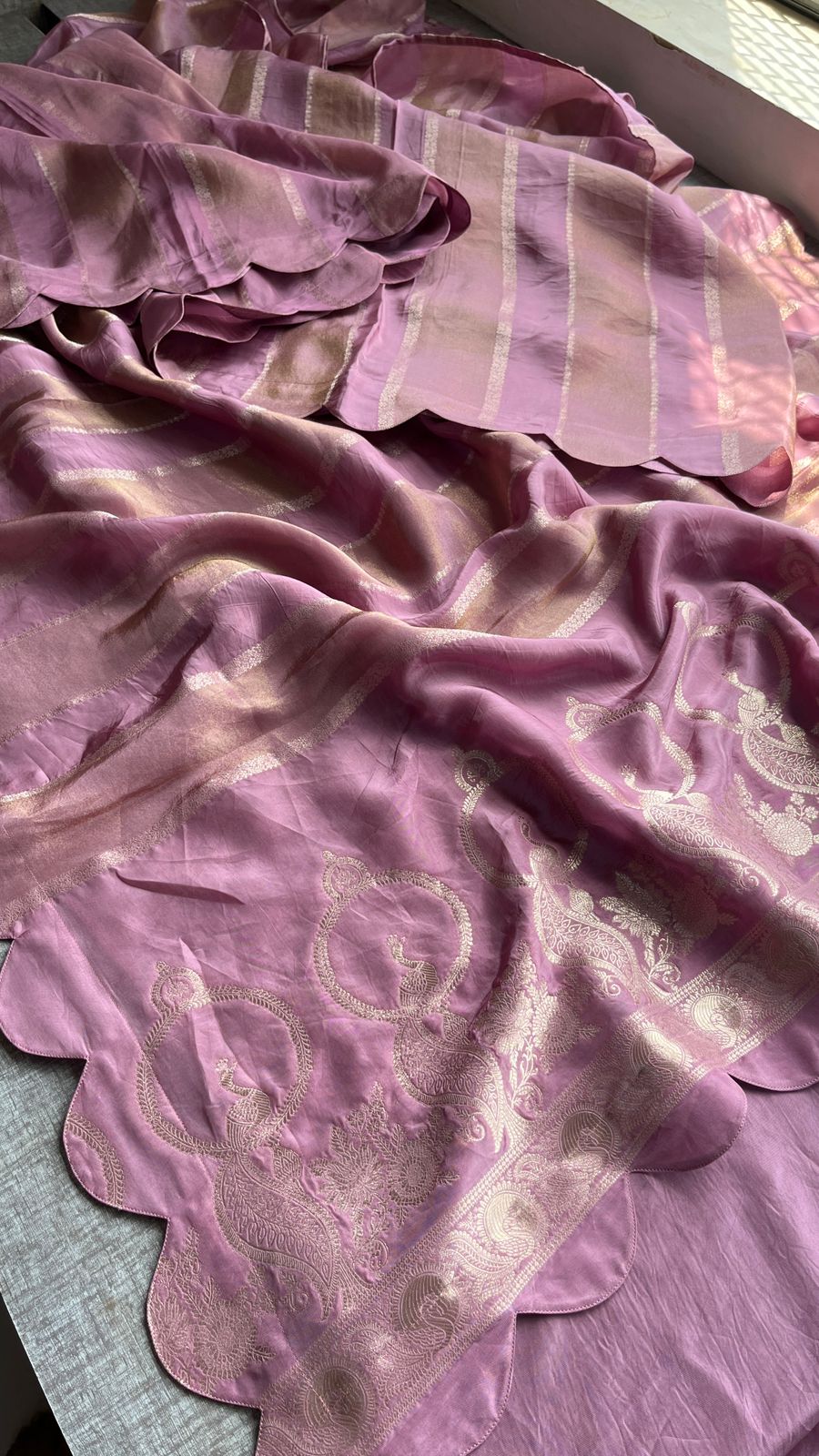Pure Crepe Silk Saree - Anvitha Collections