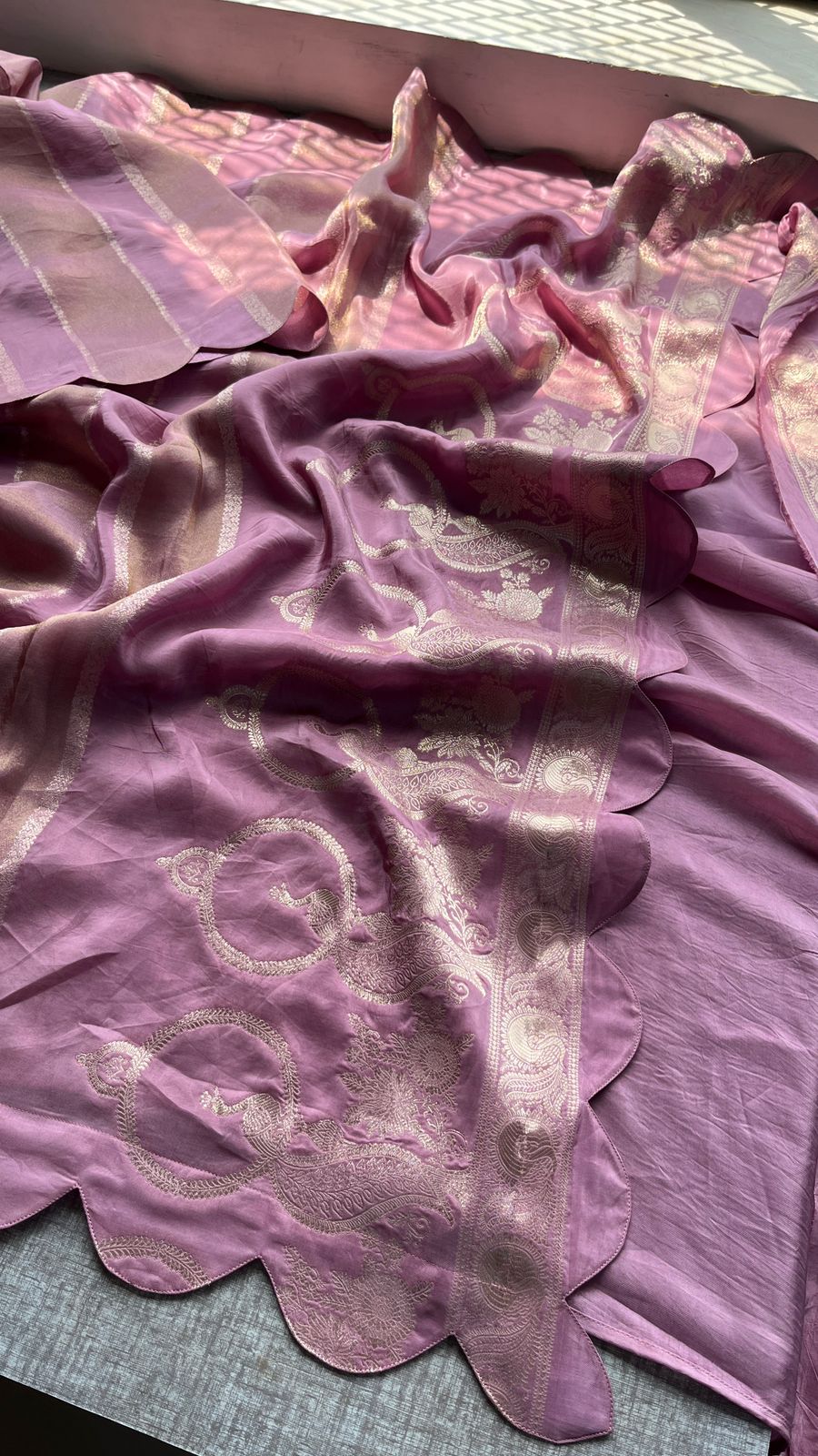 Pure Crepe Silk Saree - Anvitha Collections