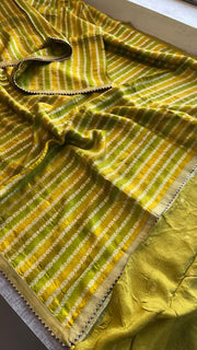 soft tussar silk banarasi saree - Anvitha Collections