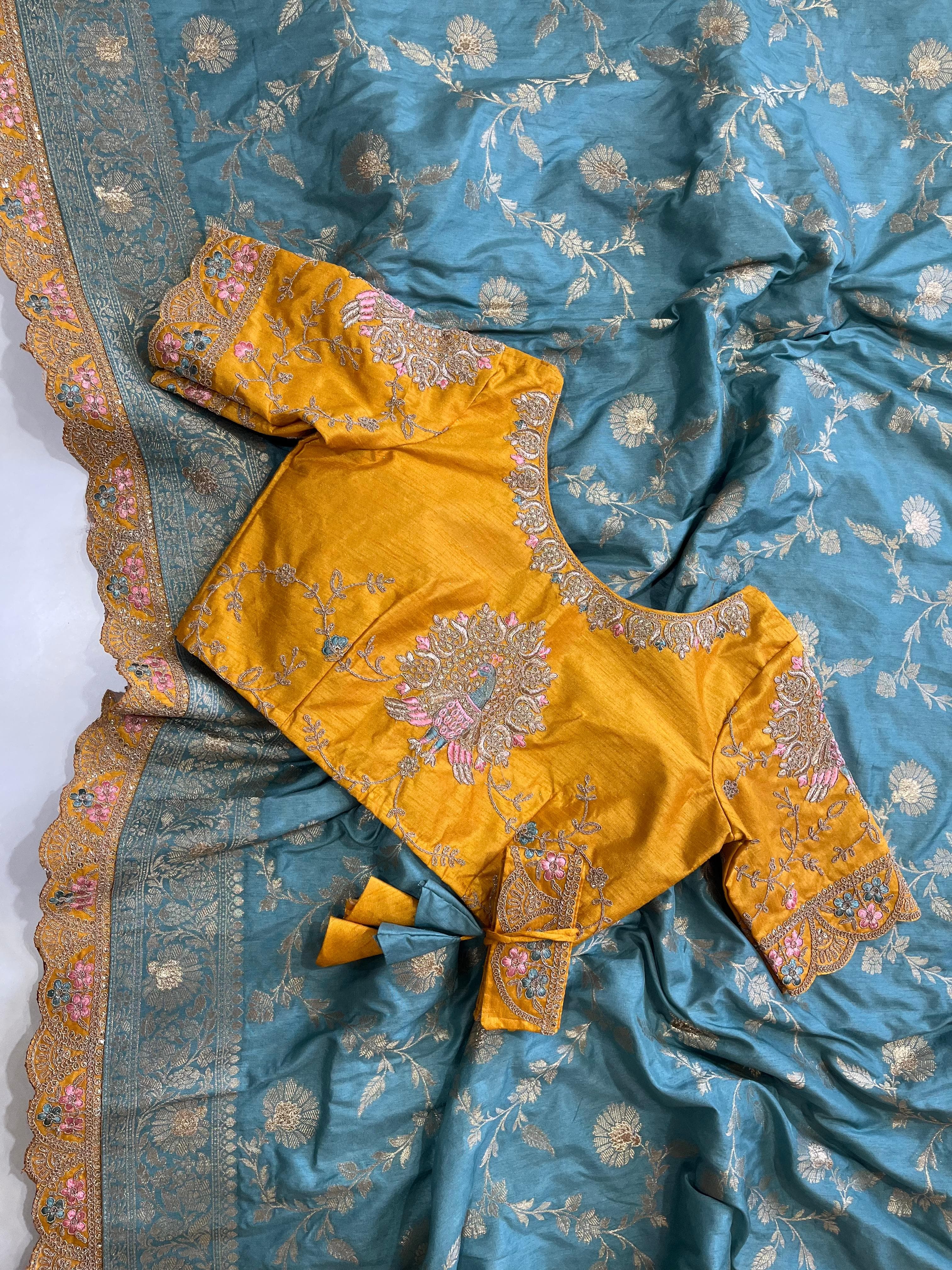 elegant Banarasi Pattu saree - Anvitha Collections