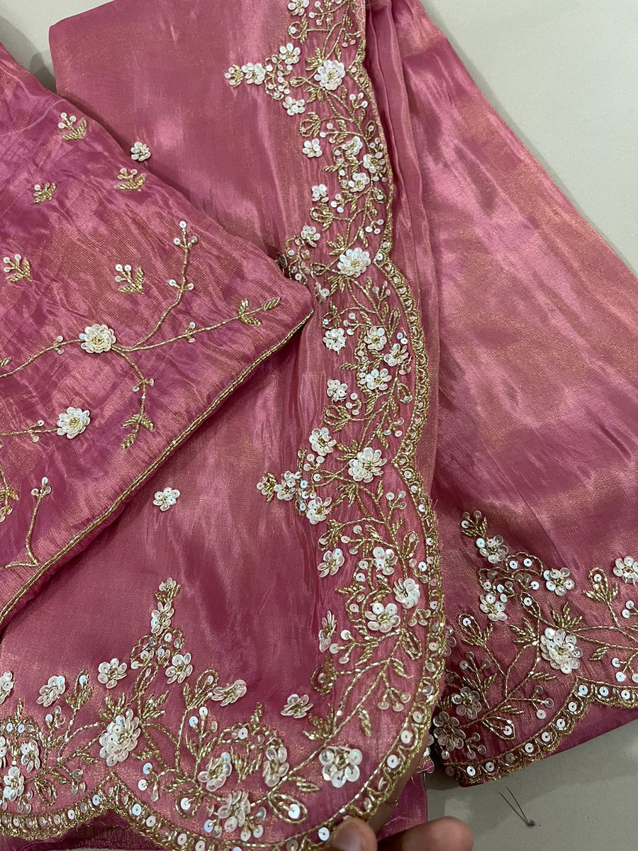 pure tissue fabric - Anvitha Collections