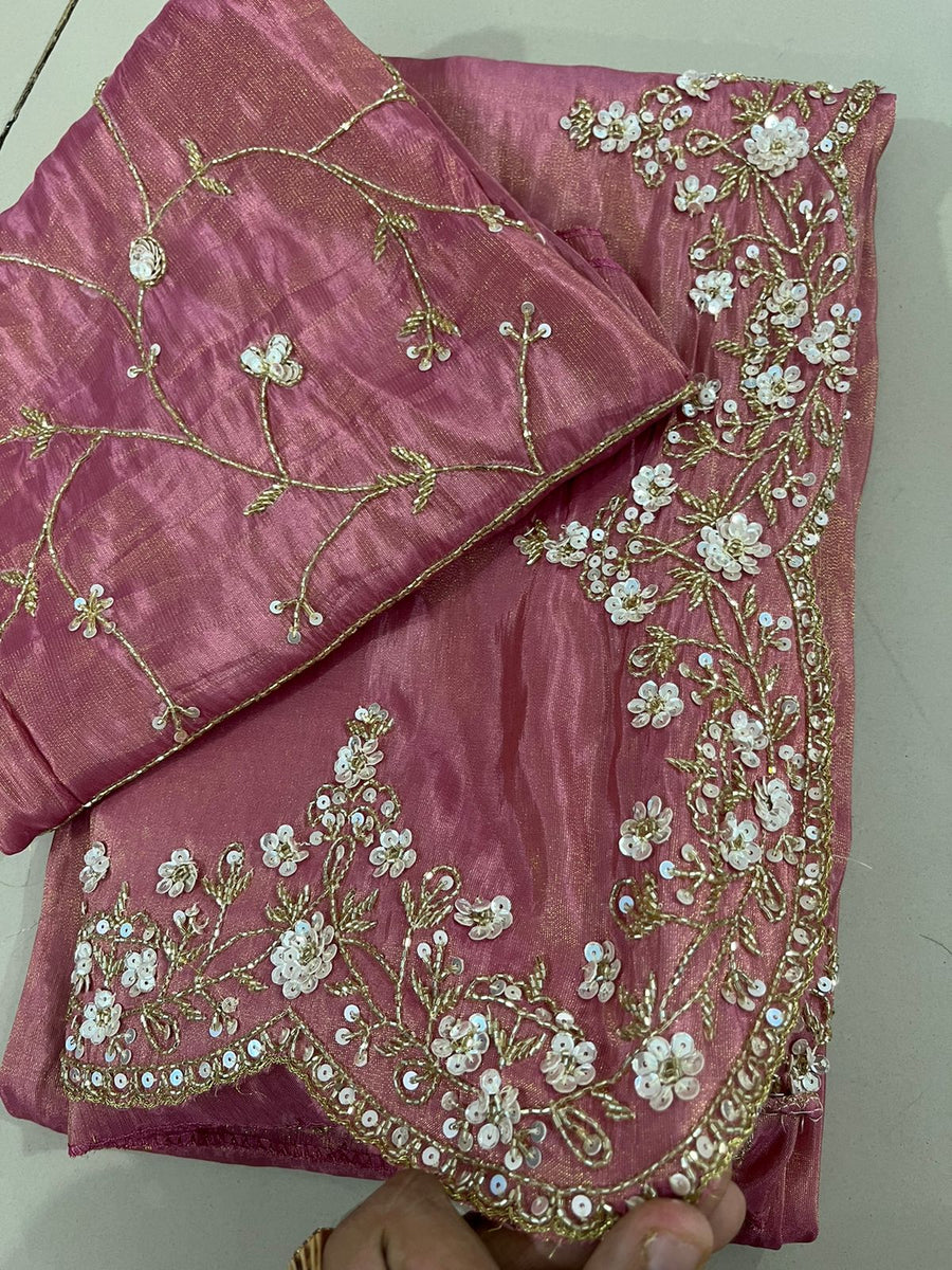 pure tissue fabric - Anvitha Collections