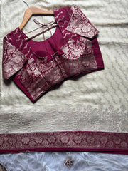 Pure Viscose Dola Silk Saree - Anvitha Collections