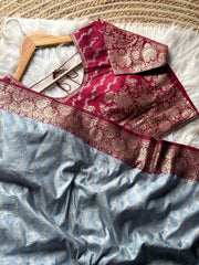 Pure Viscose Dola Silk Saree - Anvitha Collections