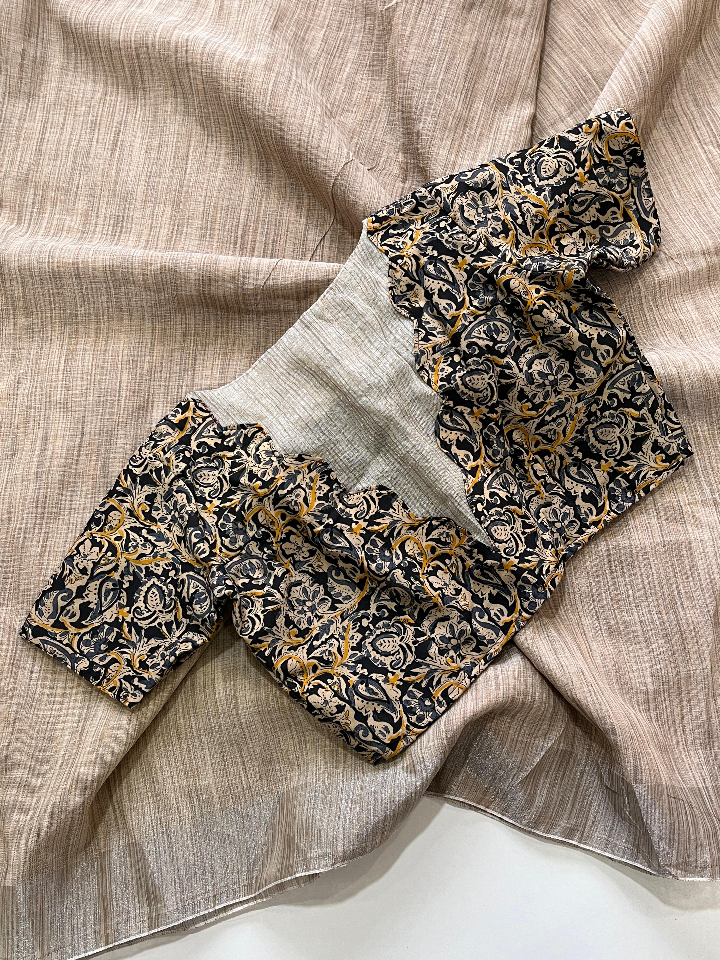 Pure Linen Saree - Anvitha Collections