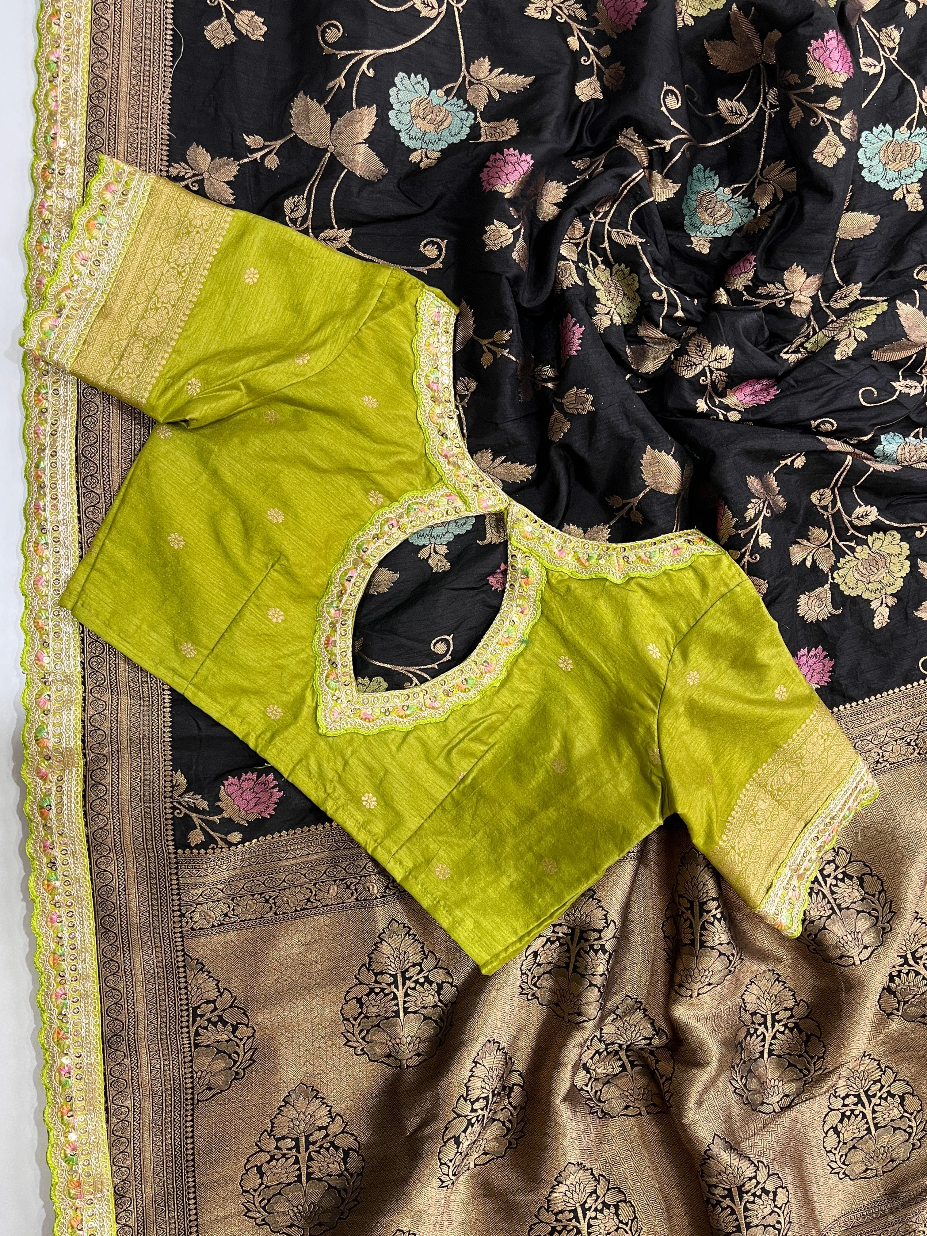 Pure Banarasi Pattu Saree. - Anvitha Collections