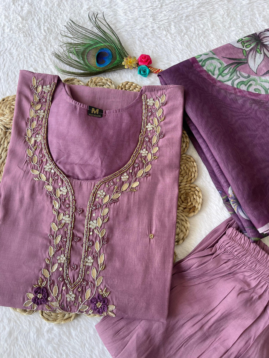 Roman Silk dress - Anvitha Collections
