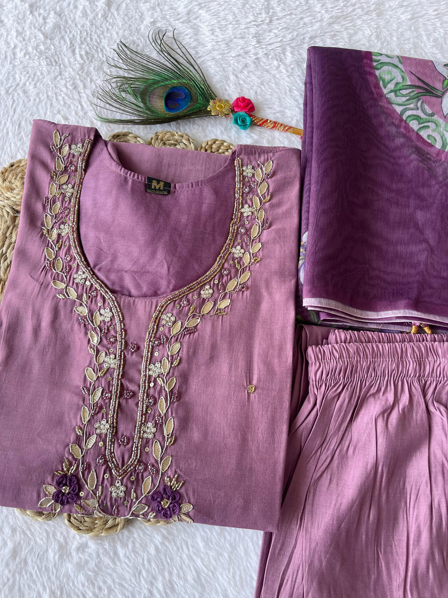 Roman Silk dress - Anvitha Collections