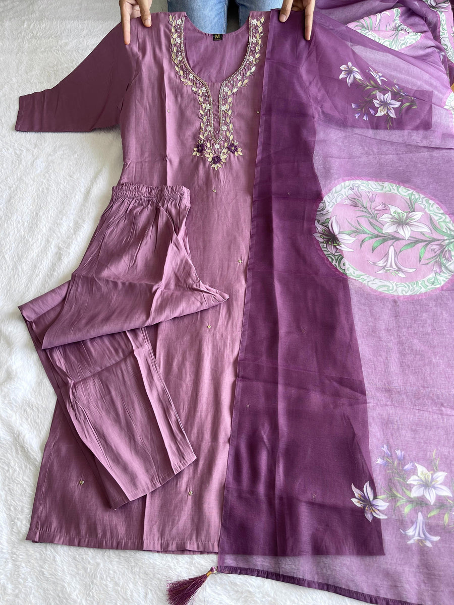 Roman Silk dress - Anvitha Collections