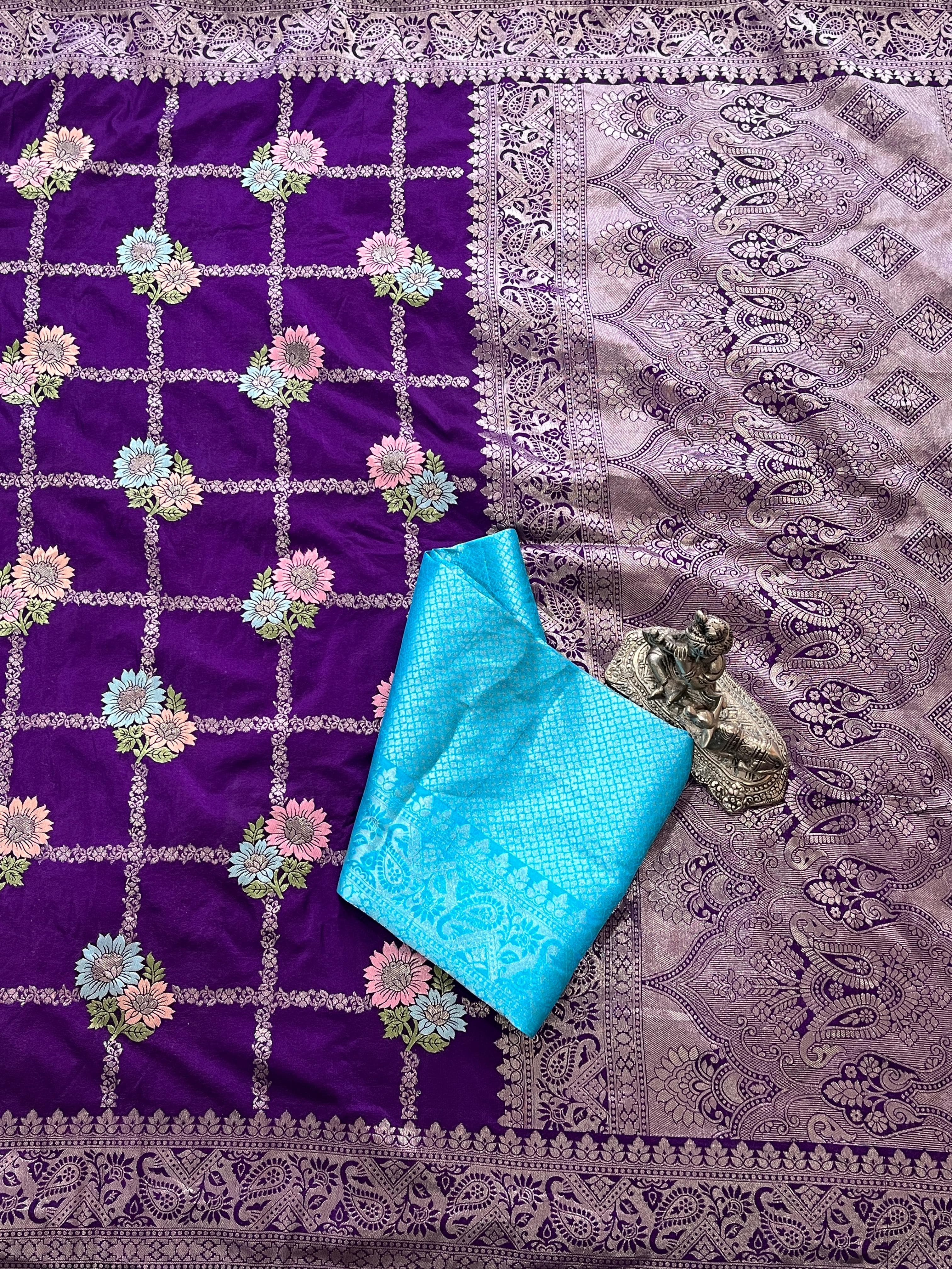 Banarasi Georgette Pattu saree - Anvitha Collections
