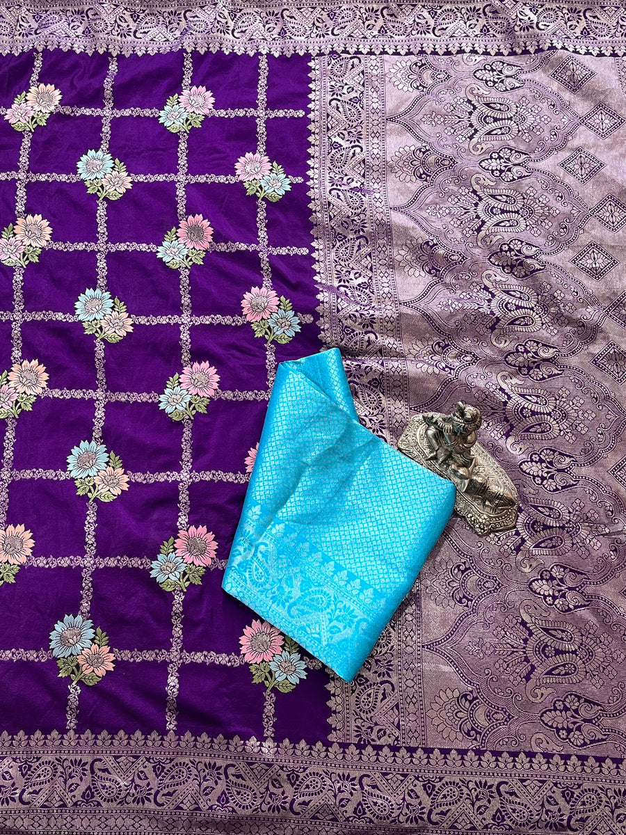 Banarasi Georgette Pattu saree - Anvitha Collections