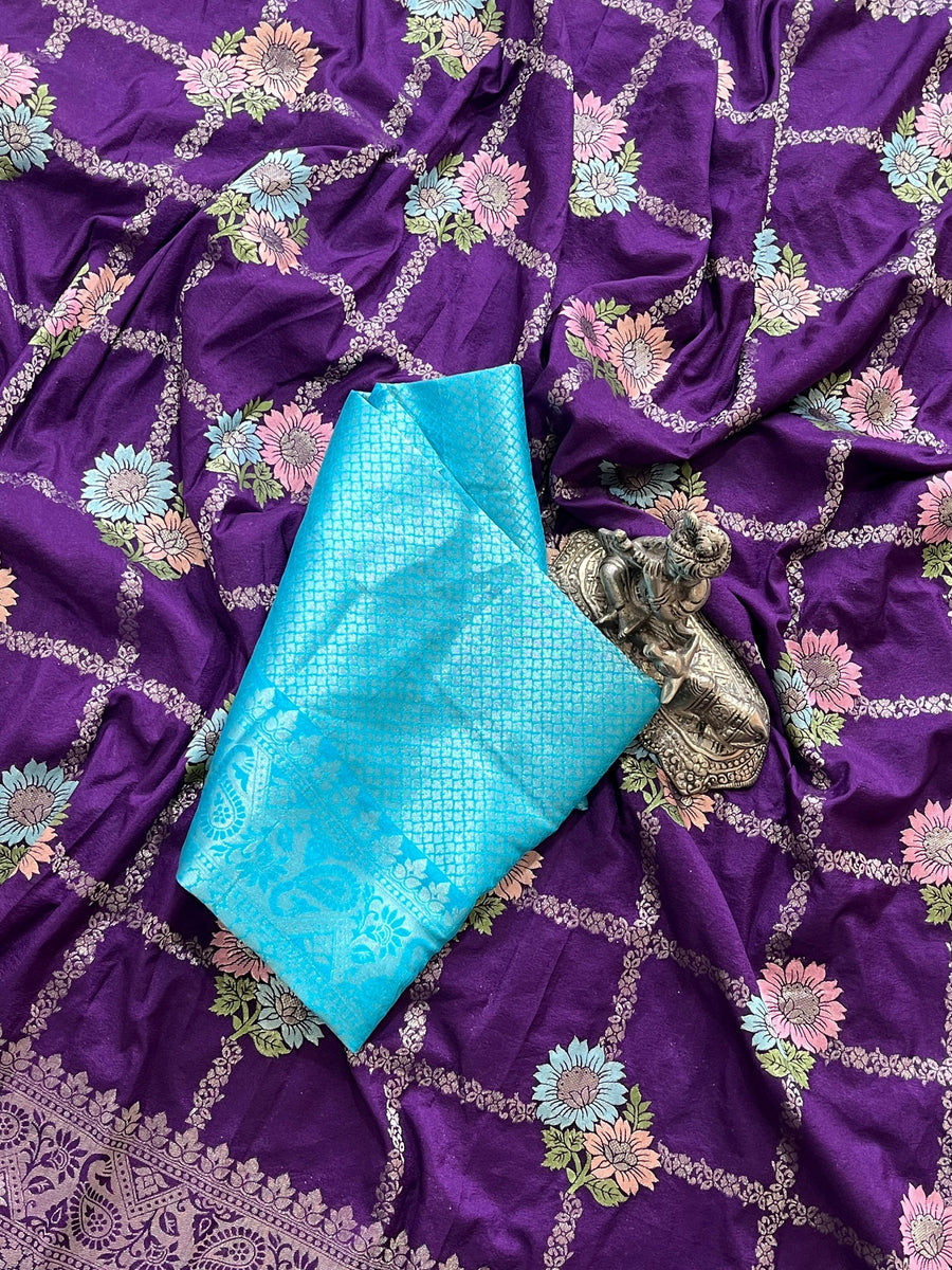 Banarasi Georgette Pattu saree - Anvitha Collections