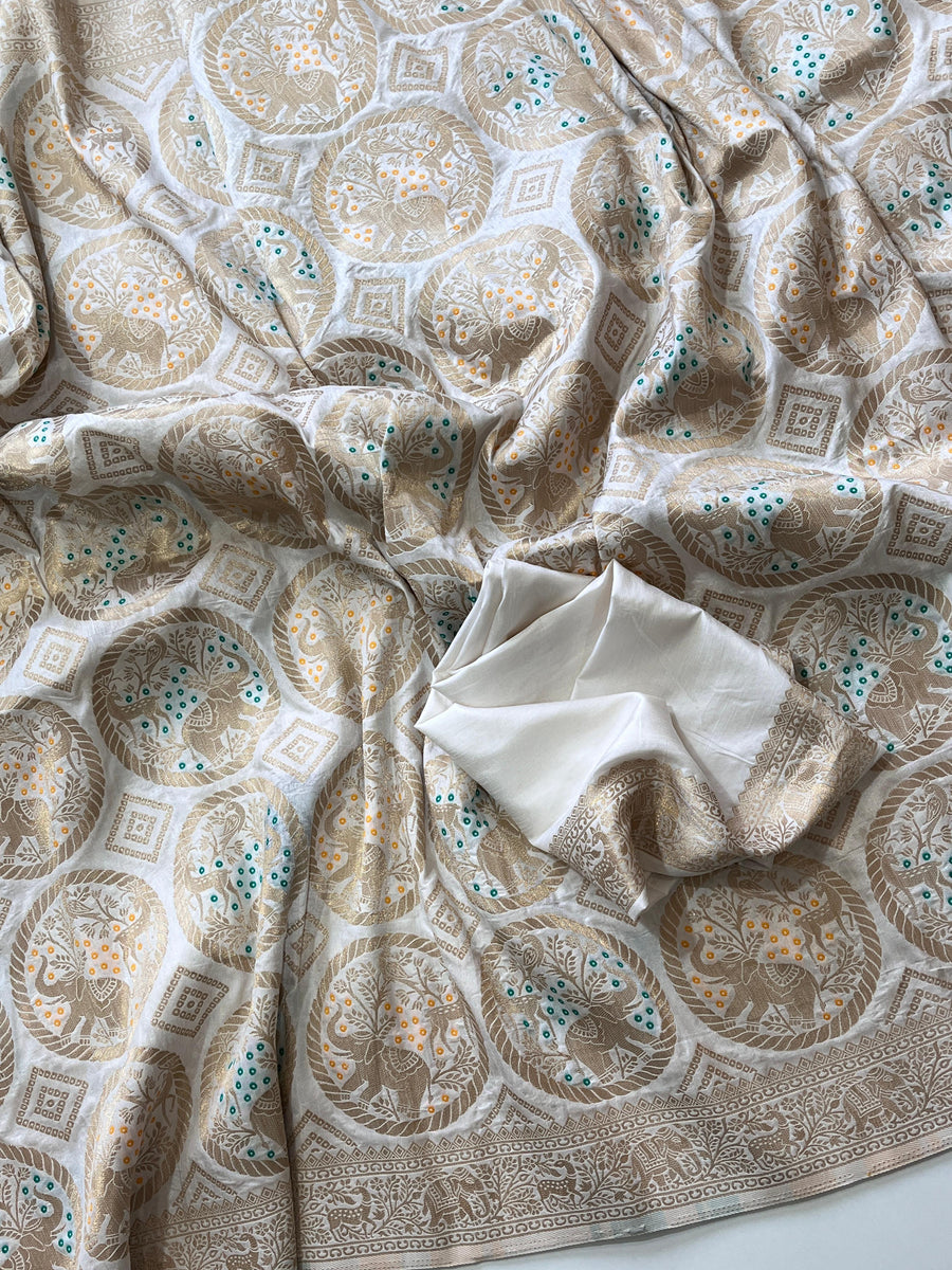 bandhani weaving - Anvitha Collections