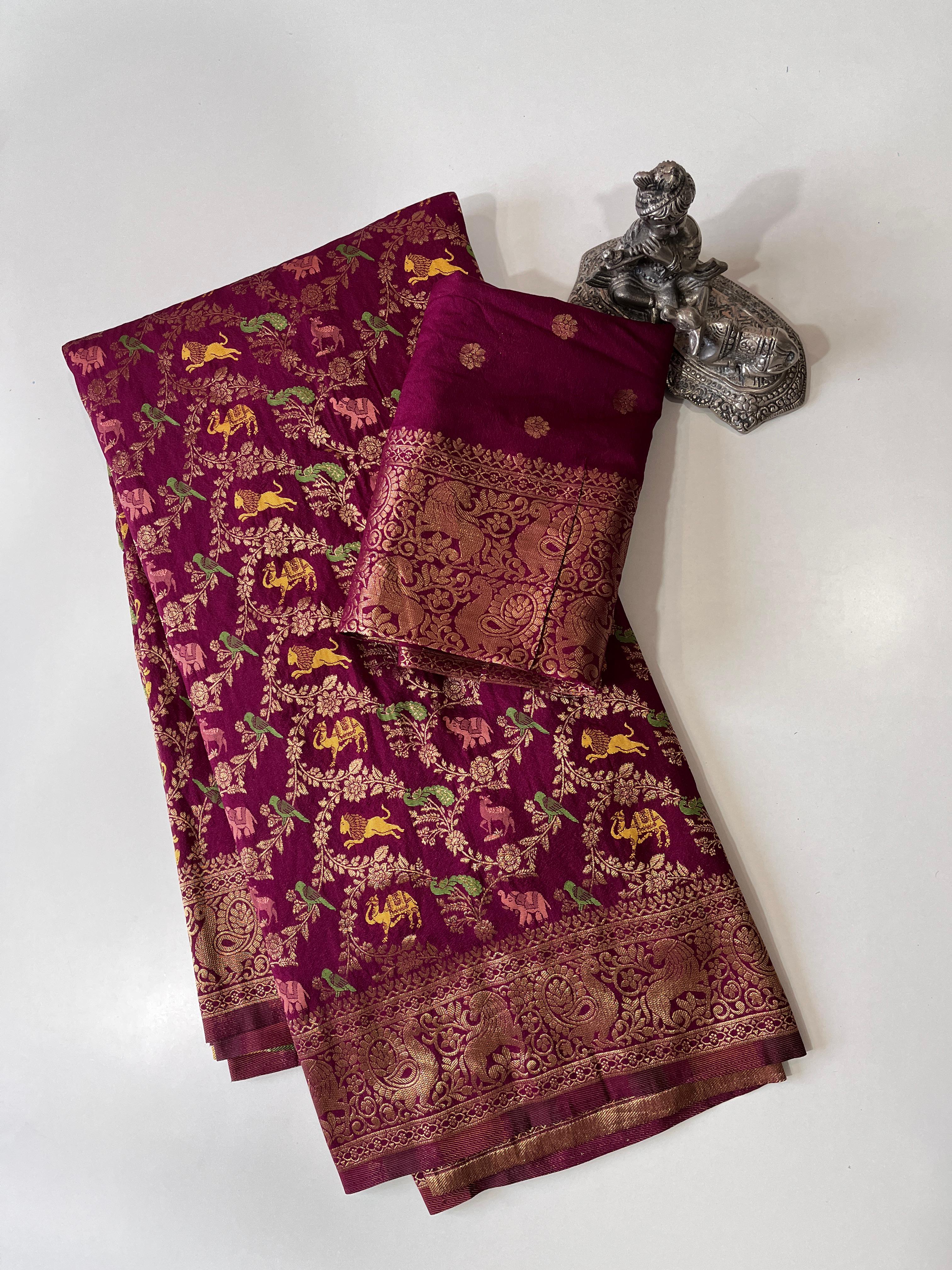 elegant Banarasi Pattu saree - Anvitha Collections