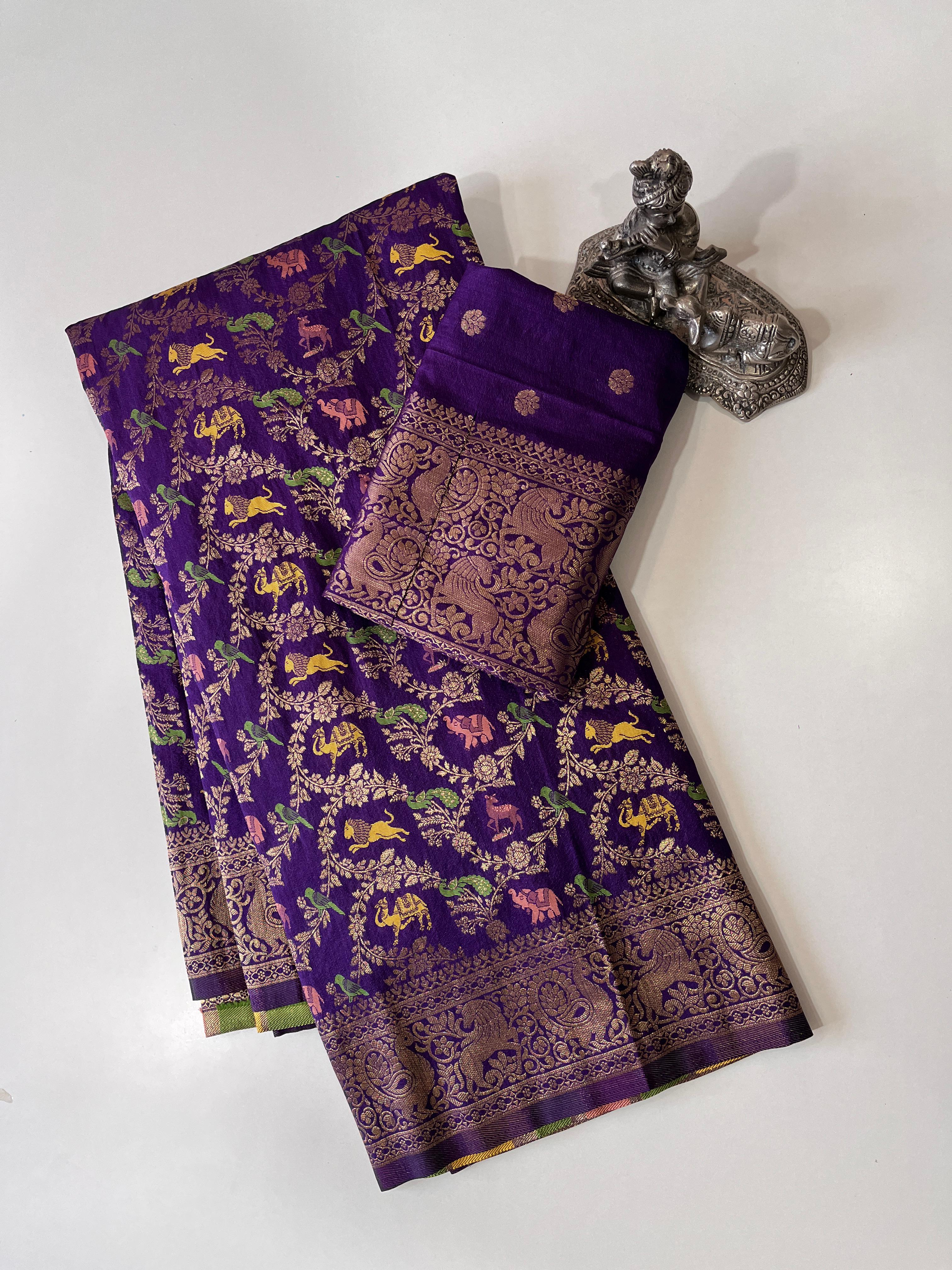 elegant Banarasi Pattu saree - Anvitha Collections