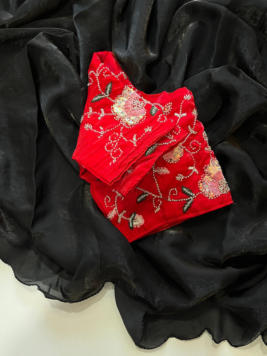 Arcoo cut work sarees - Anvitha Collections