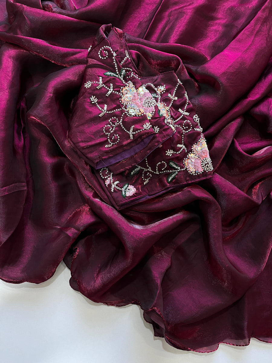 Arcoo cut work sarees - Anvitha Collections