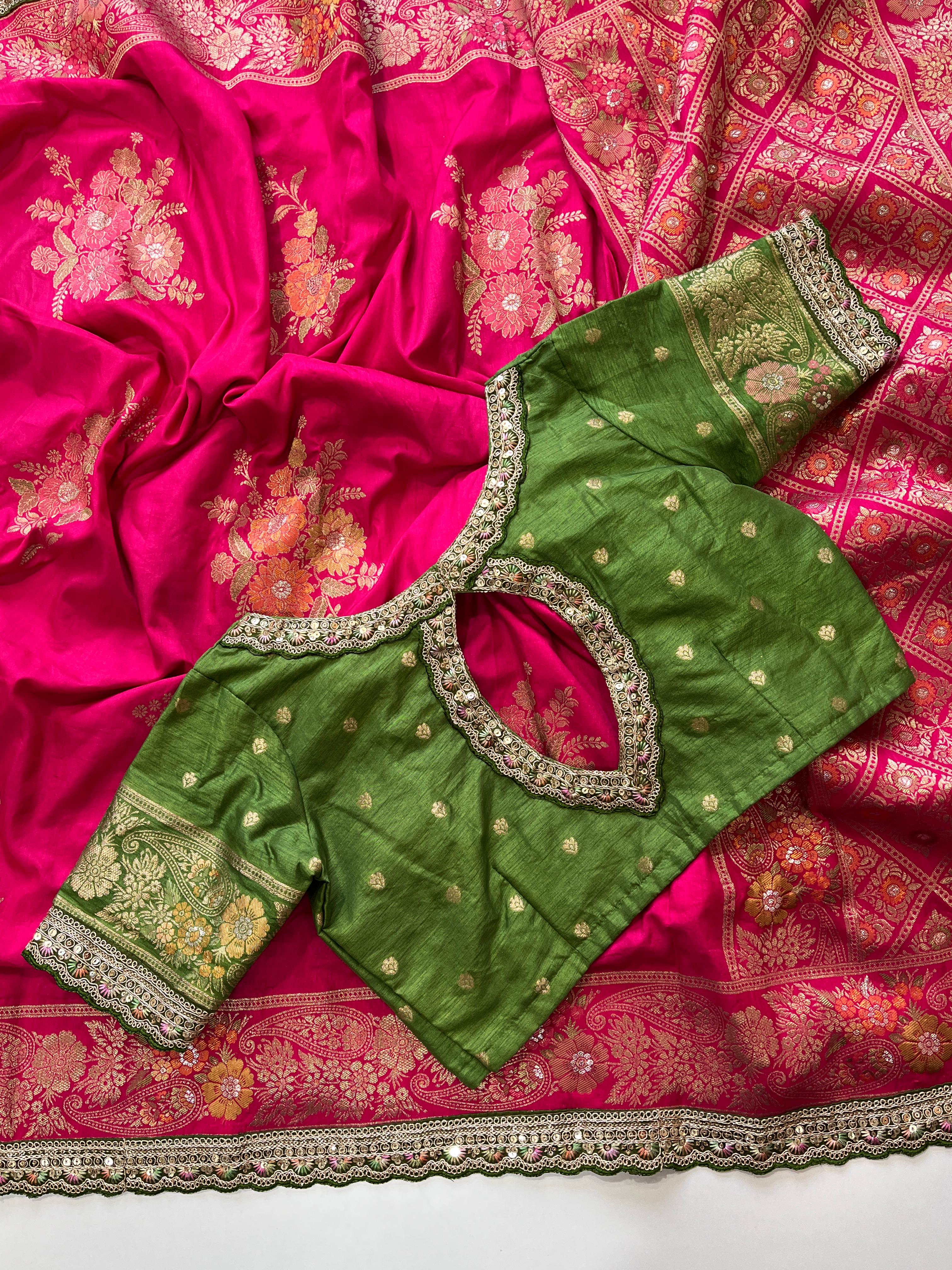 Pure Banarasi Pattu Saree - Anvitha Collections